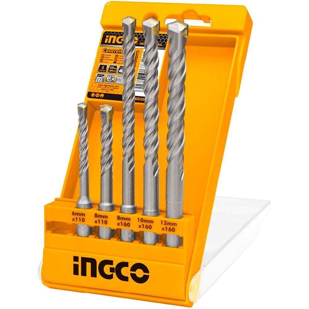 Ingco AKD2052 SDS PLUS Drill Bits Set - KHM Megatools Corp. Ingco AKD2052 SDS PLUS Drill Bits Set - KHM Megatools Corp.